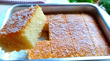 طريقة عمل كيكة الرواني الأصلية خطوة بخطوة بمكونات بسيطة وطعم ولا أروع